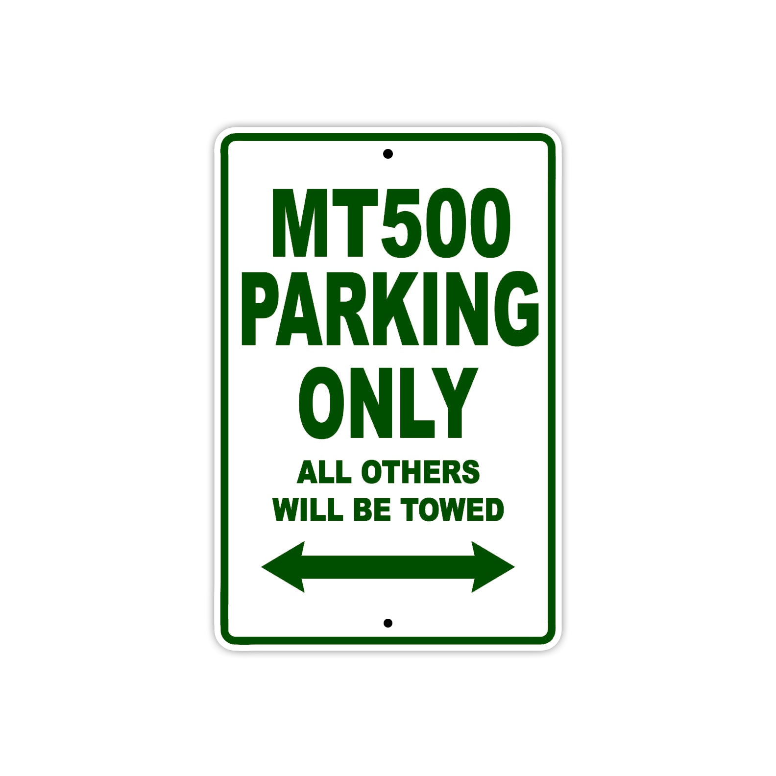 Harley Davidson MT 500 Parking Only All Others Will Be Towed Aluminum Decor Garage Sign