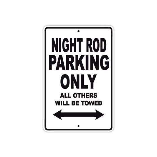 Harley Davidson Night Rod Parking Only All Others Will Be Towed Aluminum Decor Garage Sign