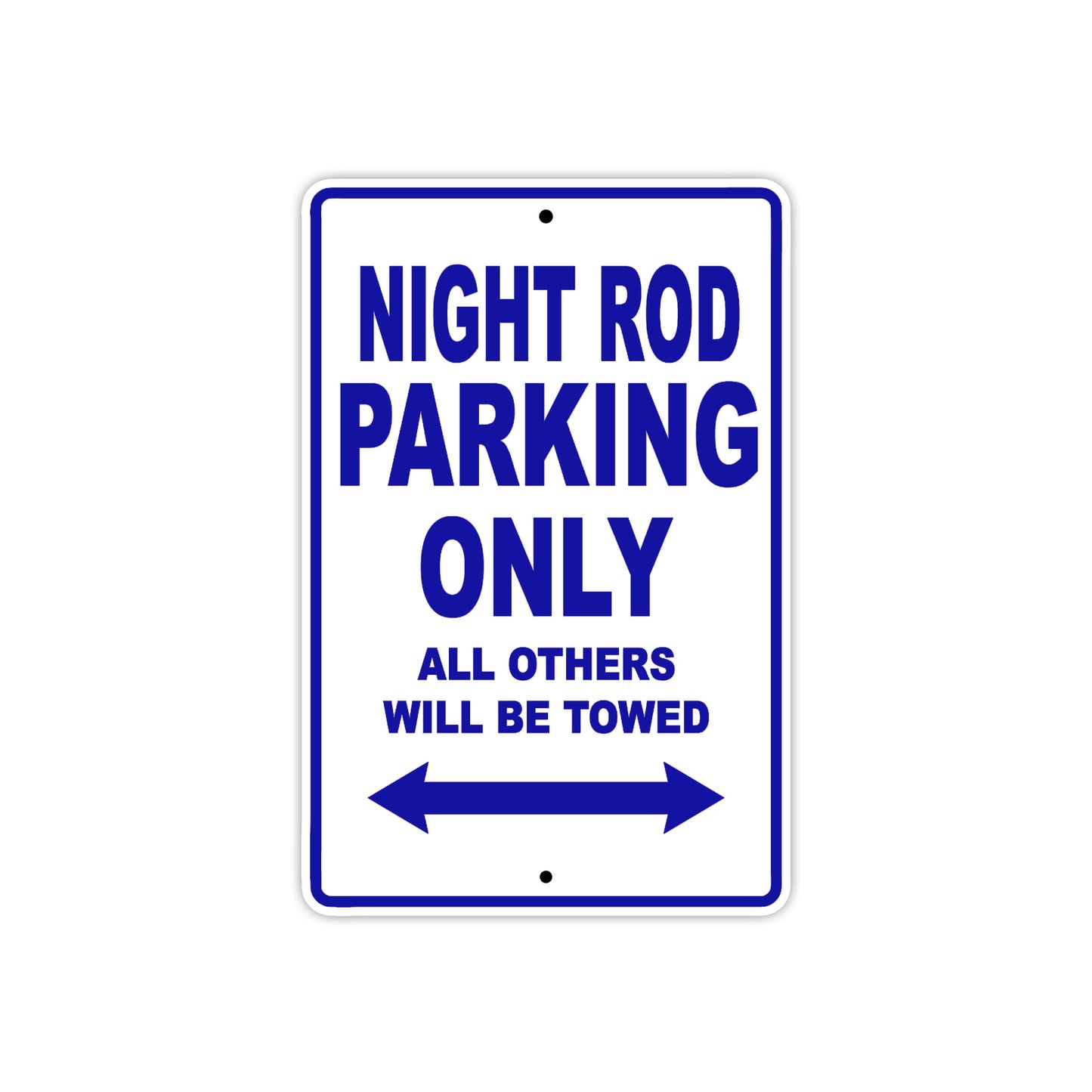 Harley Davidson Night Rod Parking Only All Others Will Be Towed Aluminum Decor Garage Sign