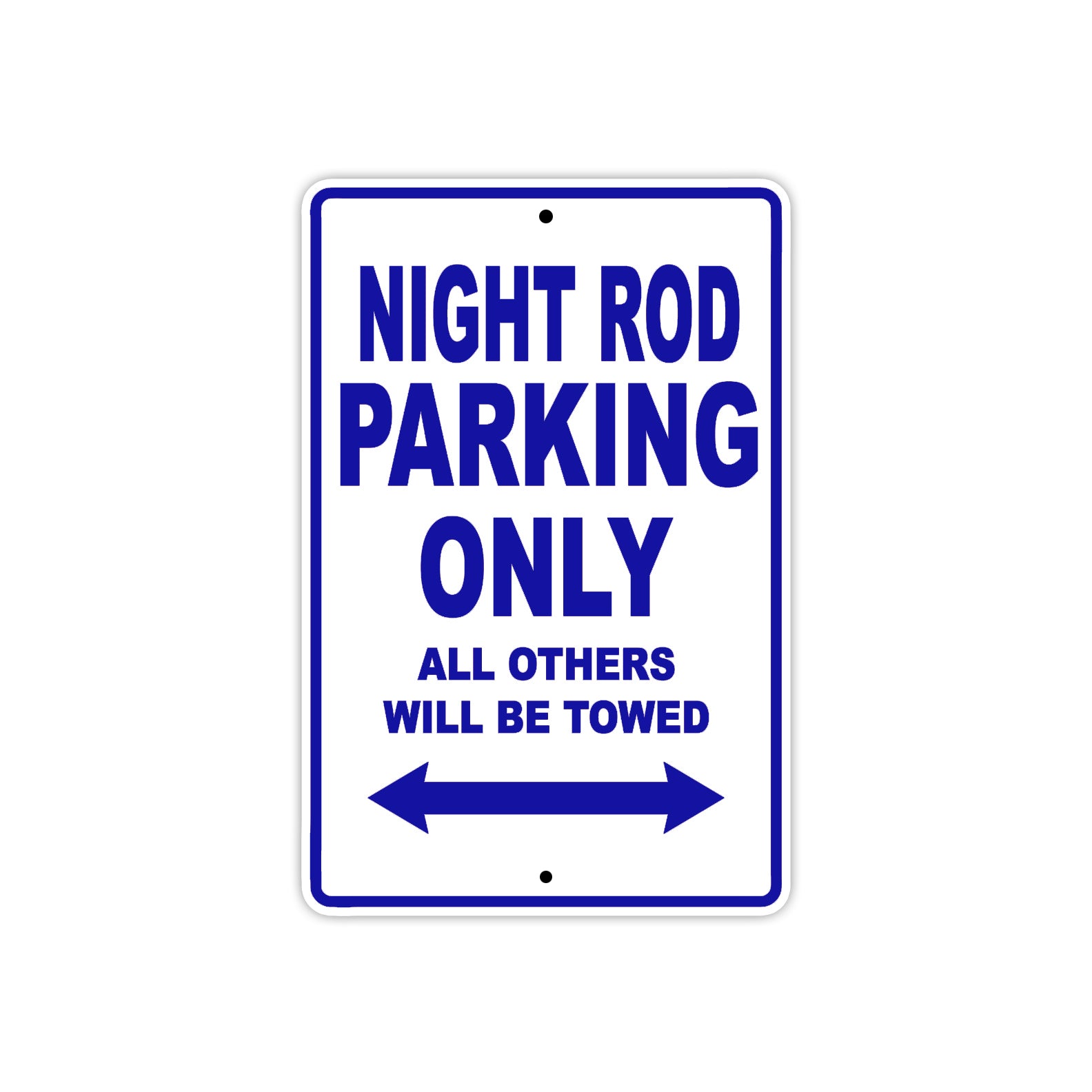 Harley Davidson Night Rod Parking Only All Others Will Be Towed Aluminum Decor Garage Sign