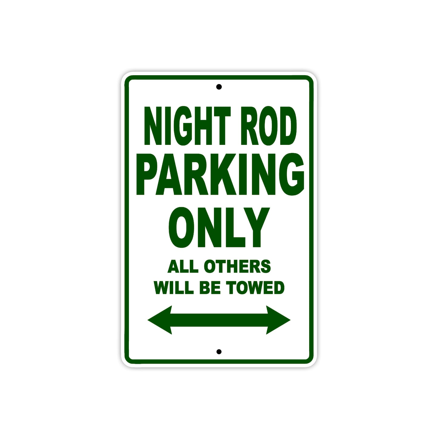 Harley Davidson Night Rod Parking Only All Others Will Be Towed Aluminum Decor Garage Sign