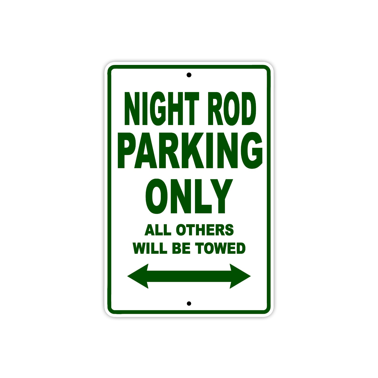 Harley Davidson Night Rod Parking Only All Others Will Be Towed Aluminum Decor Garage Sign