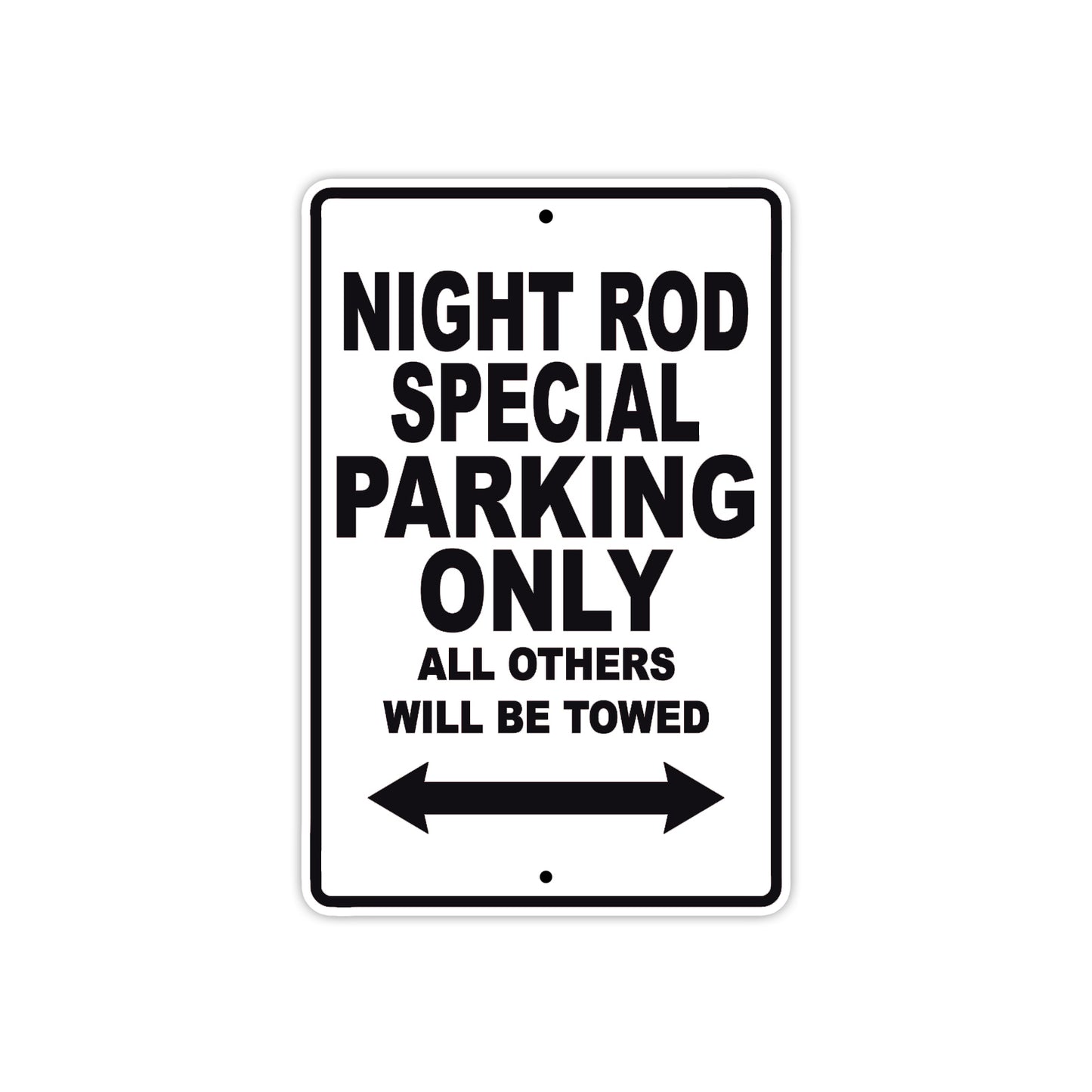 Harley Davidson Night Rod Special Parking Only All Others Will Be Towed Aluminum Decor Garage Sign