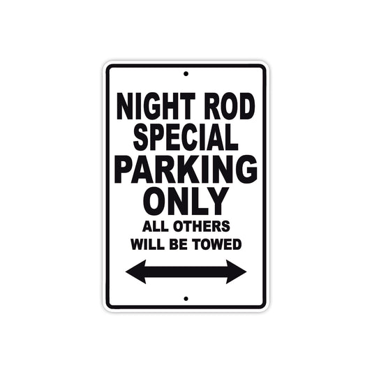 Harley Davidson Night Rod Special Parking Only All Others Will Be Towed Aluminum Decor Garage Sign