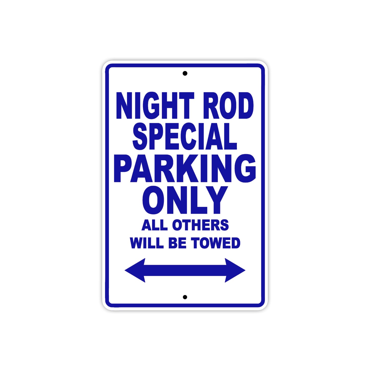 Harley Davidson Night Rod Special Parking Only All Others Will Be Towed Aluminum Decor Garage Sign