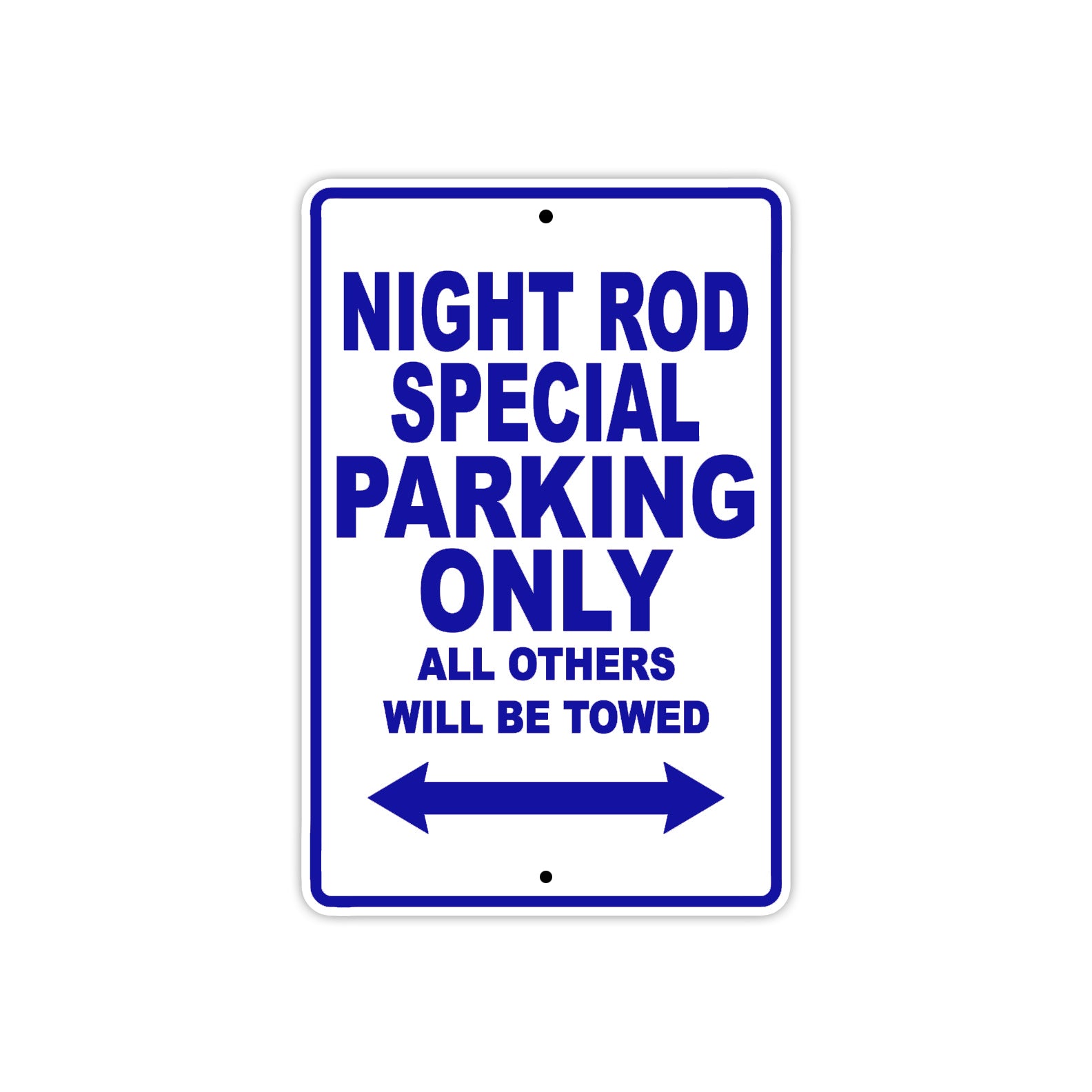 Harley Davidson Night Rod Special Parking Only All Others Will Be Towed Aluminum Decor Garage Sign