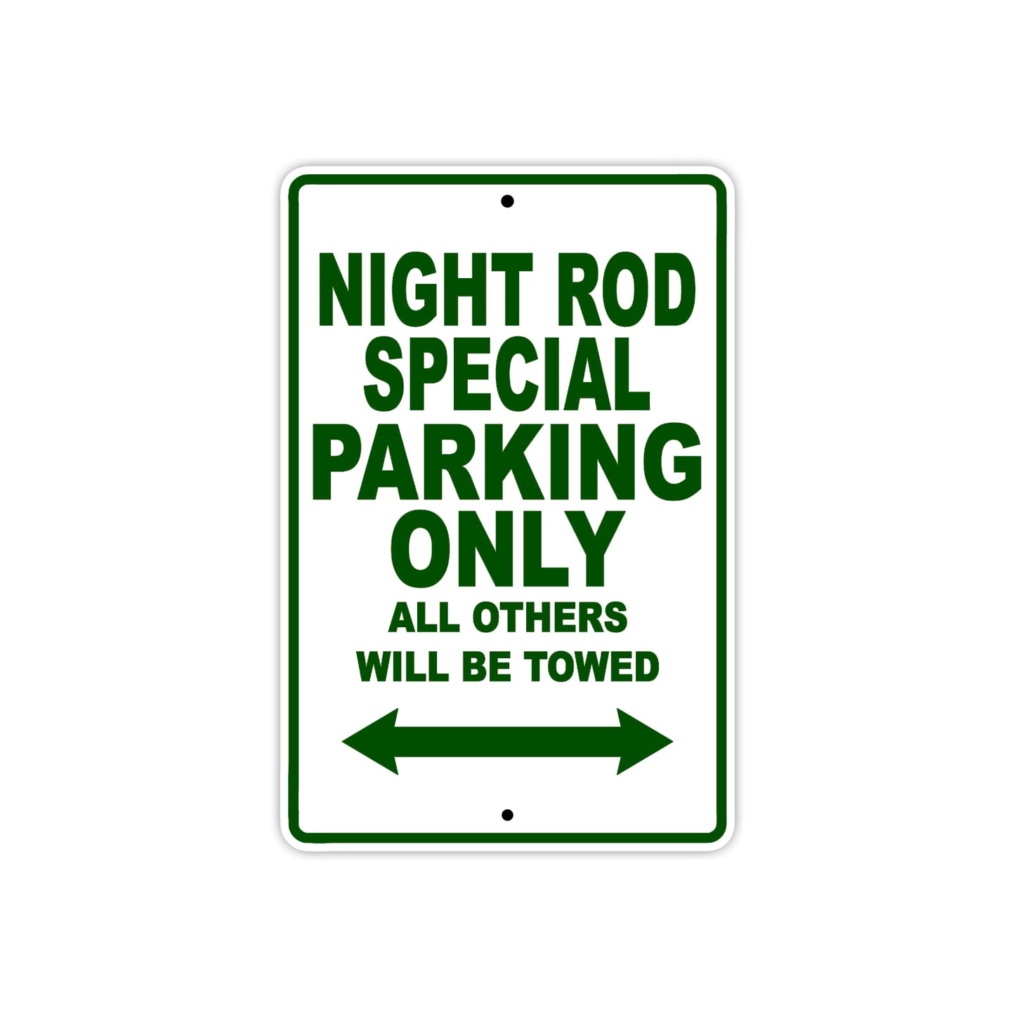 Harley Davidson Night Rod Special Parking Only All Others Will Be Towed Aluminum Decor Garage Sign