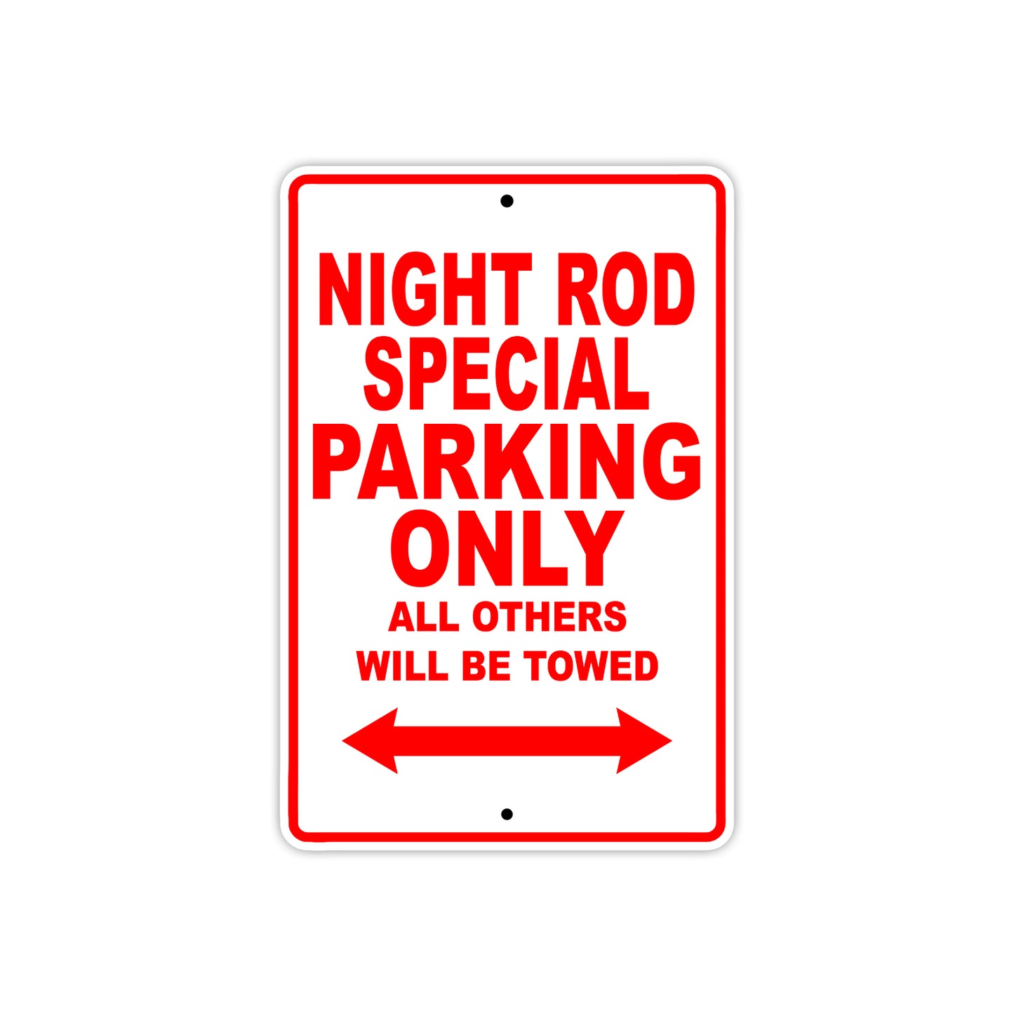 Harley Davidson Night Rod Special Parking Only All Others Will Be Towed Aluminum Decor Garage Sign