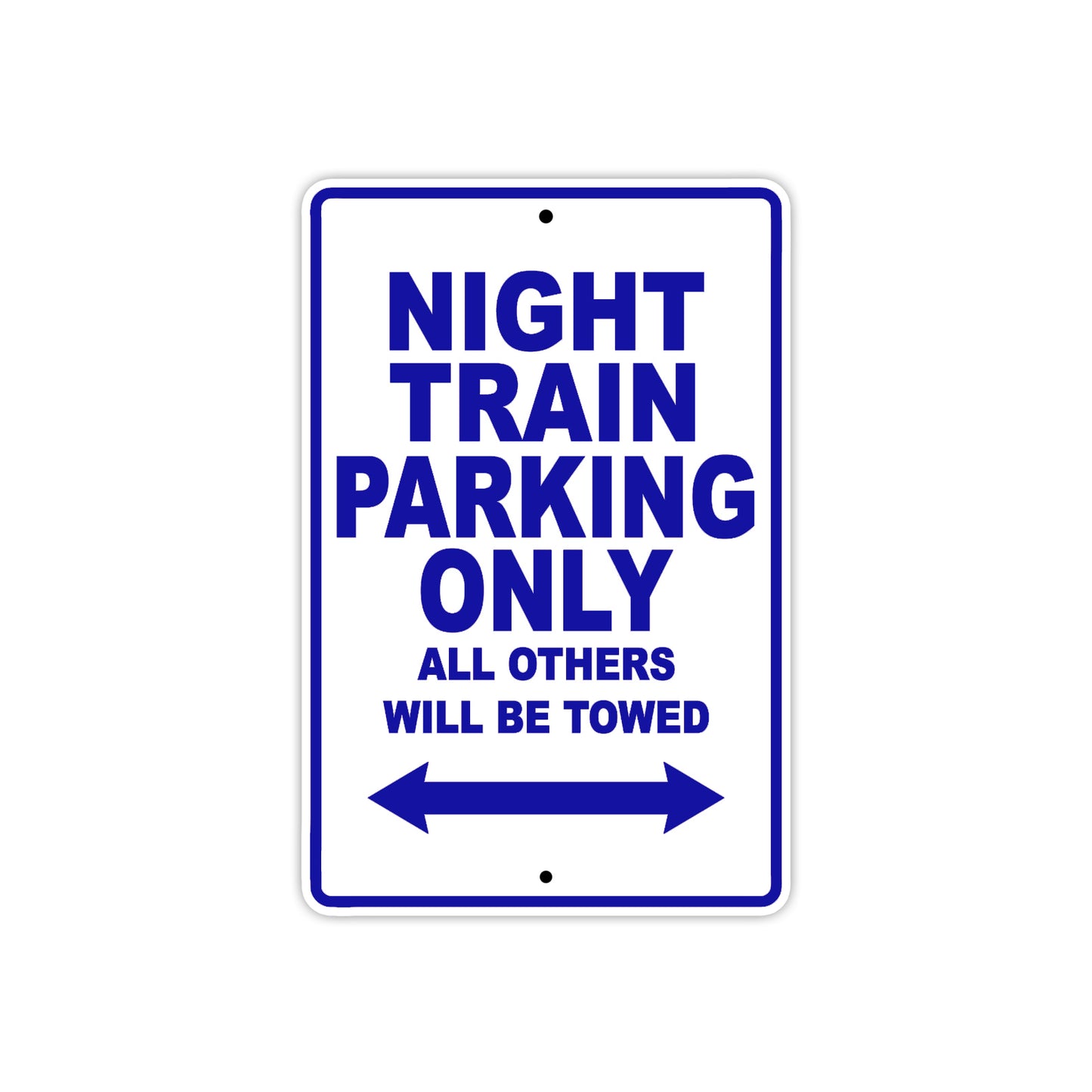 Harley Davidson Night Train Parking Only All Others Will Be Towed Aluminum Decor Garage Sign