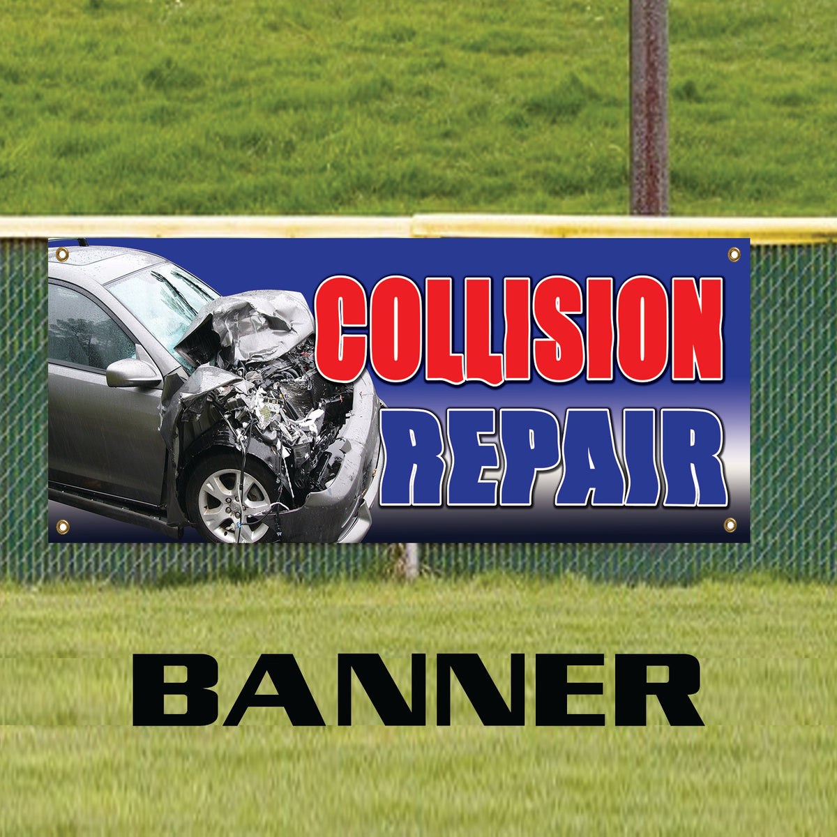 Collision Repair Automotive Garage Mechanic Marketing Vinyl | Banner ...