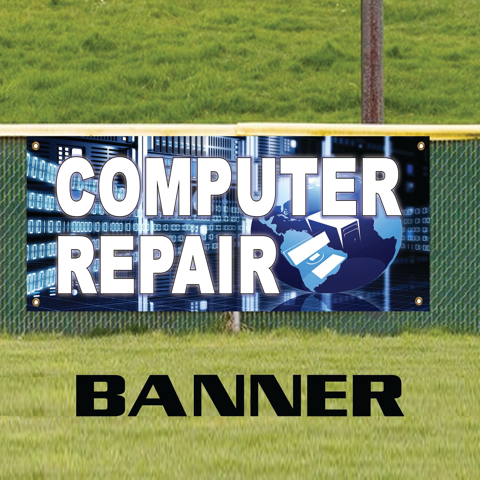 Computer Repair Software Hardware Shop Vinyl | Banner Sign – Sign Fever