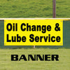 Oil Change & Lube Service Garage Mechanic Vinyl Banner Sign