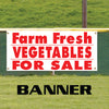 Farm Fresh Vegetables For Sale Advertising Marketing Vinyl Banner Sign