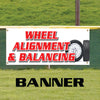 Wheel Alignment & Balancing Here Marketing Vinyl Banner Sign
