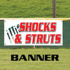 Shocks & Struts Repair & Service Here Marketing Vinyl Banner Sign