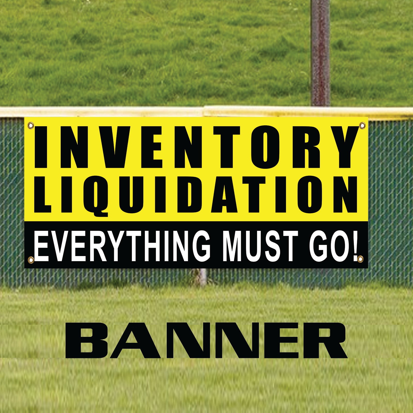 Inventory Liquidation Everything Must Go Advertising Marketing Vinyl ...