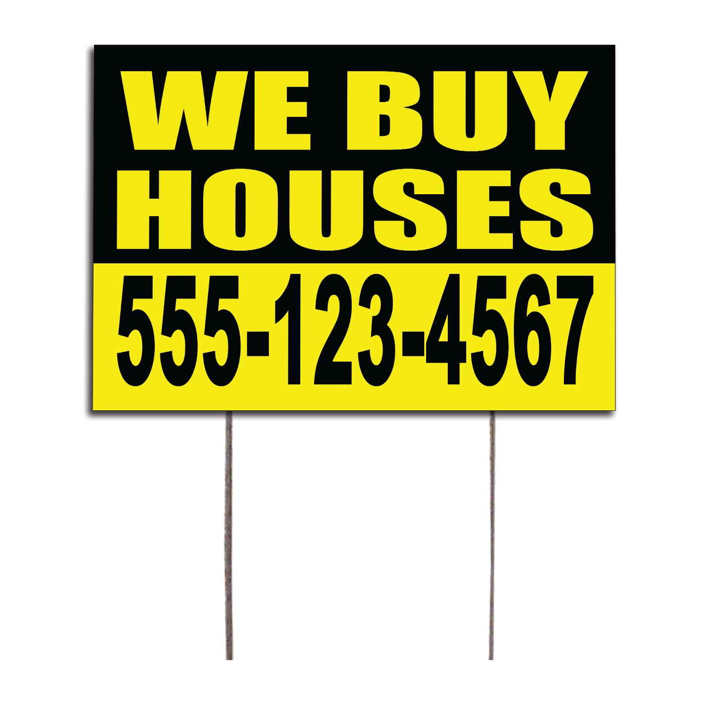 We Buy Houses Yard Sign