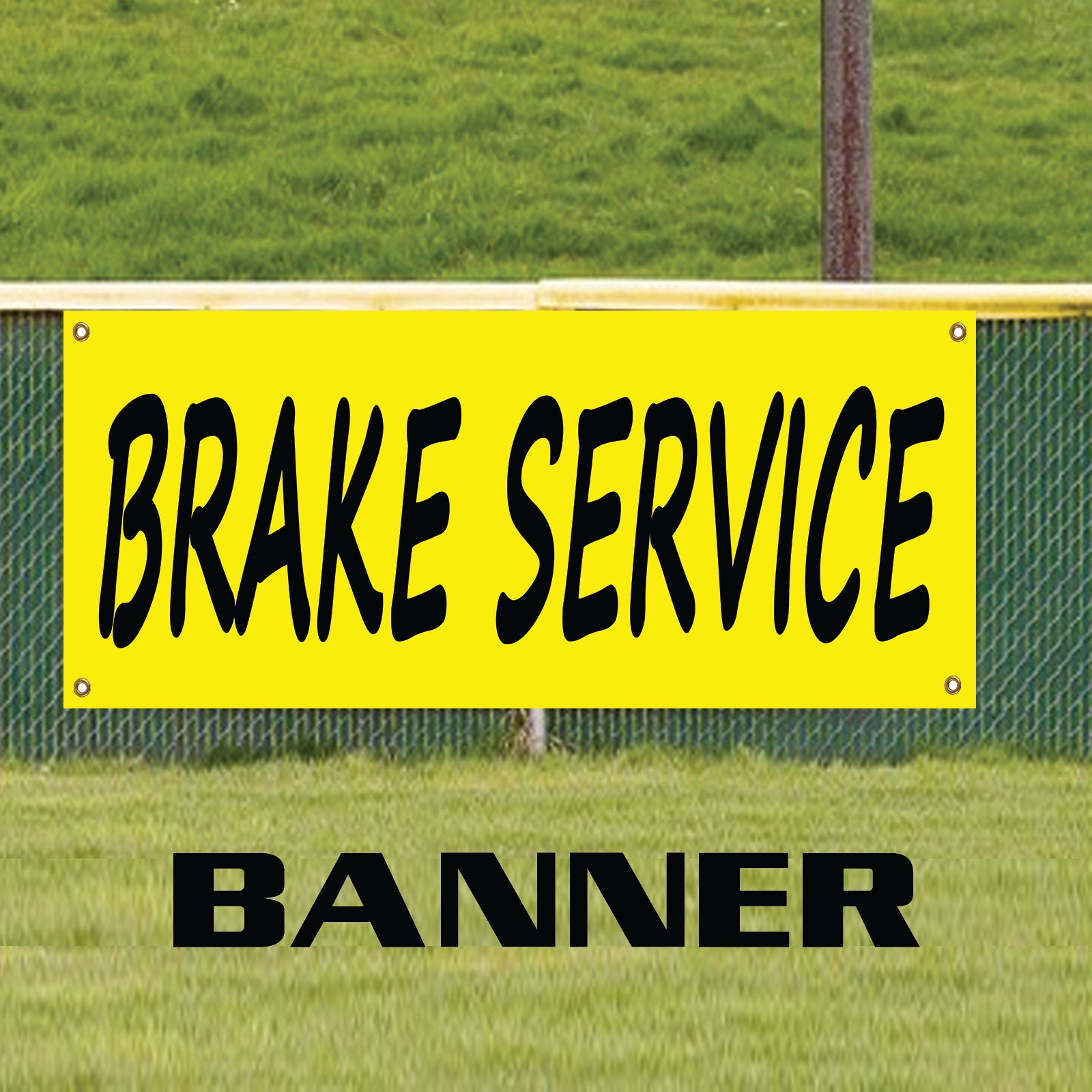 Brake Service Garage Mechanic Advertising Vinyl | Banner Sign – Sign Fever