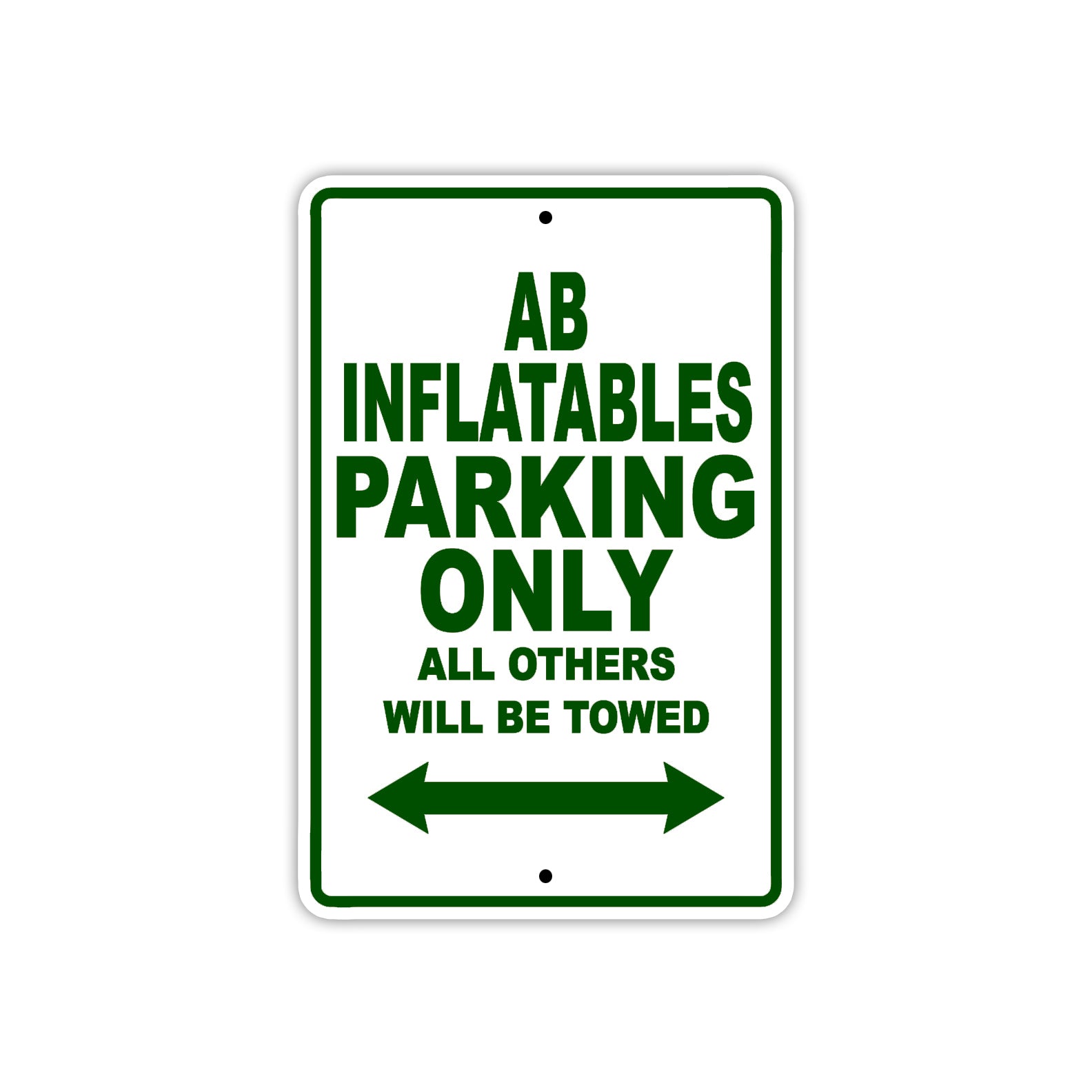 Ab Inflatables Parking Only All Others Will Be Towed Sea Ocean Beach Lake Boat Aluminum Metal Sign Plate