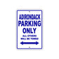 Adirondack Parking Only All Others Will Be Towed Sea Ocean Beach Lake Boat Aluminum Metal Sign Plate