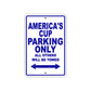 America's Cup Parking Only All Others Will Be Towed Sea Ocean Beach Lake Boat Aluminum Metal Sign Plate