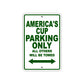 America's Cup Parking Only All Others Will Be Towed Sea Ocean Beach Lake Boat Aluminum Metal Sign Plate