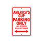 America's Cup Parking Only All Others Will Be Towed Sea Ocean Beach Lake Boat Aluminum Metal Sign Plate