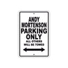 Andy Mortenson Parking Only All Others Will Be Towed Sea Ocean Beach Lake Boat Aluminum Metal Sign Plate