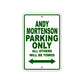 Andy Mortenson Parking Only All Others Will Be Towed Sea Ocean Beach Lake Boat Aluminum Metal Sign Plate
