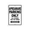 Apreamare Parking Only All Others Will Be Towed Sea Ocean Beach Lake Boat Aluminum Metal Sign Plate