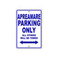 Apreamare Parking Only All Others Will Be Towed Sea Ocean Beach Lake Boat Aluminum Metal Sign Plate