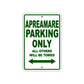 Apreamare Parking Only All Others Will Be Towed Sea Ocean Beach Lake Boat Aluminum Metal Sign Plate
