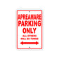 Apreamare Parking Only All Others Will Be Towed Sea Ocean Beach Lake Boat Aluminum Metal Sign Plate