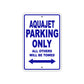 Aquajet Parking Only All Others Will Be Towed Sea Ocean Beach Lake Boat Aluminum Metal Sign Plate