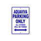 Aquaviva Parking Only All Others Will Be Towed Sea Ocean Beach Lake Boat Aluminum Metal Sign Plate