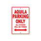 Aquila Parking Only All Others Will Be Towed Sea Ocean Beach Lake Boat Aluminum Metal Sign Plate