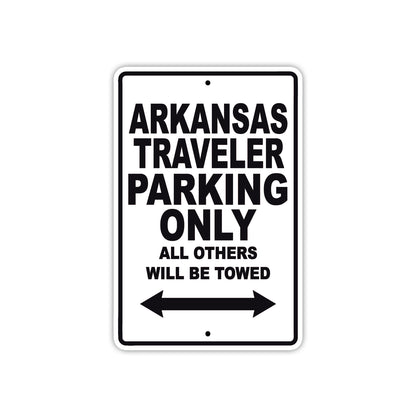 Arkansas Parking Only All Others Will Be Towed Sea Ocean Beach Lake Boat Aluminum Metal Sign Plate