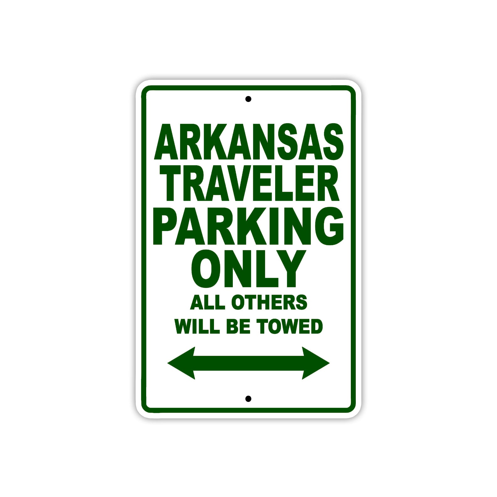 Arkansas Parking Only All Others Will Be Towed Sea Ocean Beach Lake Boat Aluminum Metal Sign Plate