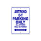Artekno O-Y Parking Only All Others Will Be Towed Sea Ocean Beach Lake Boat Aluminum Metal Sign Plate