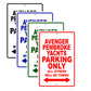 Avenger Pembroke Yachts Parking Only All Others Will Be Towed Sea Ocean Beach Lake Boat Aluminum Metal Sign Plate