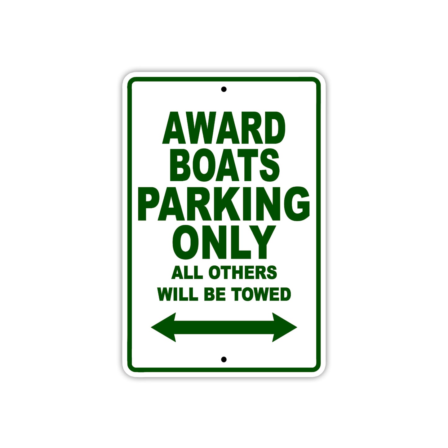 Award Boats Parking Only All Others Will Be Towed Sea Ocean Beach Lake Boat Aluminum Metal Sign Plate