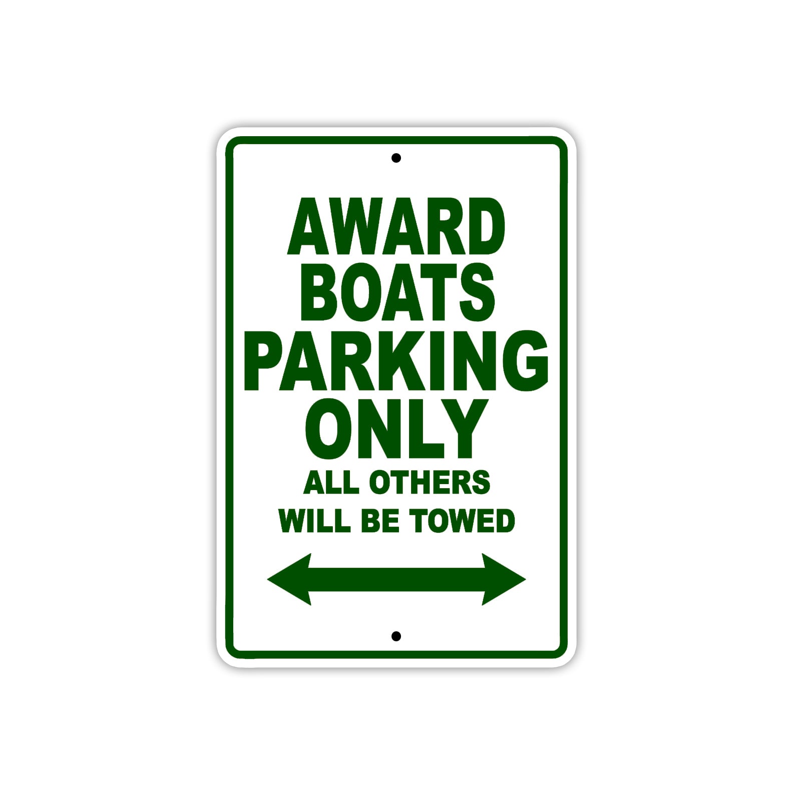 Award Boats Parking Only All Others Will Be Towed Sea Ocean Beach Lake Boat Aluminum Metal Sign Plate