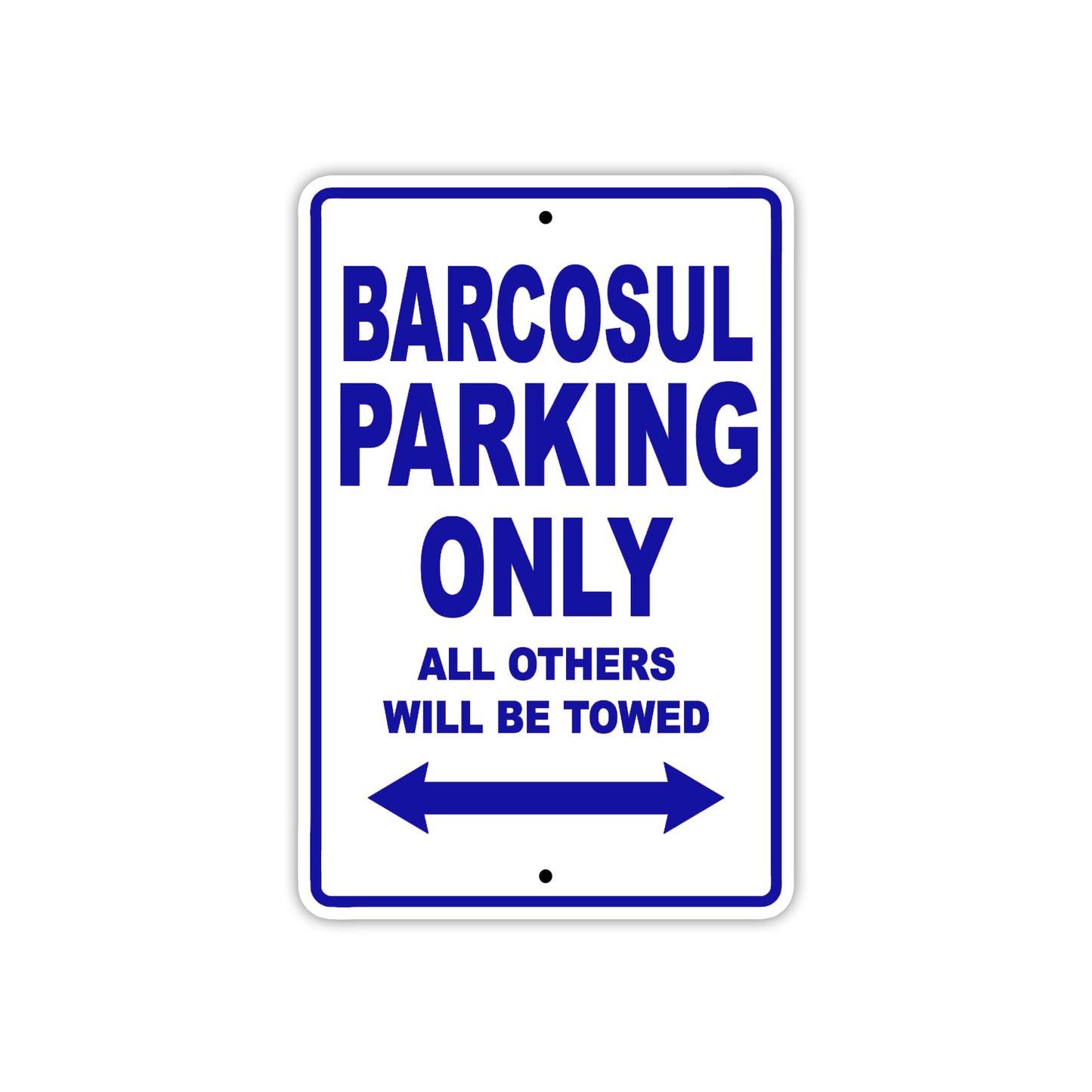 barcosul Yachts Parking Only All Others Will Be Towed Sea Ocean Beach Lake Boat Aluminum Metal Sign Plate