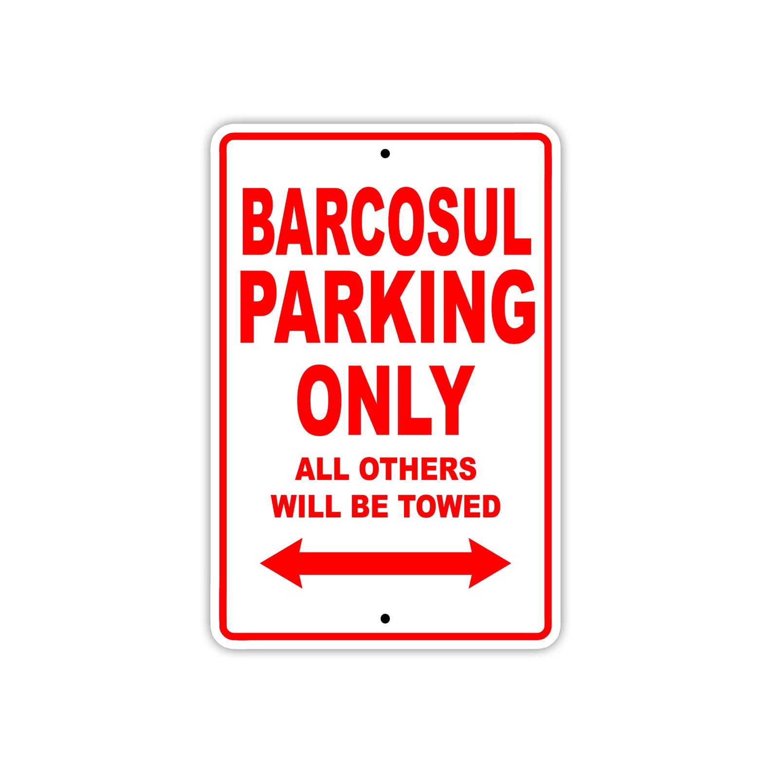 barcosul Yachts Parking Only All Others Will Be Towed Sea Ocean Beach Lake Boat Aluminum Metal Sign Plate