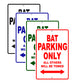 Bat Parking Only All Others Will Be Towed Sea Ocean Beach Lake Boat Aluminum Metal Sign Plate