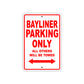 Bayliner Parking Only All Others Will Be Towed Sea Ocean Beach Lake Boat Aluminum Metal Sign Plate