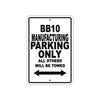 BB10 Manufacturing Parking Only All Others Will Be Towed Sea Ocean Beach Lake Boat Aluminum Metal Sign Plate