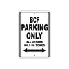 Bcf Parking Only All Others Will Be Towed Sea Ocean Beach Lake Boat Aluminum Metal Sign Plate