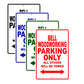 Bell Woodworking Parking Only All Others Will Be Towed Sea Ocean Beach Lake Boat Aluminum Metal Sign Plate