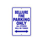 Bulliure Fine Parking Only All Others Will Be Towed Sea Ocean Beach Lake Boat Aluminum Metal Sign Plate